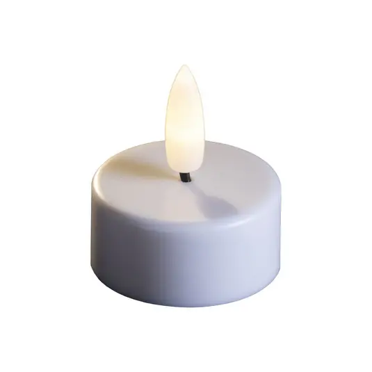 Hit Sezóny STERNTALER LED čajová svíčka, bílá, Ø 3,7 cm, baterie, sada 4 ks