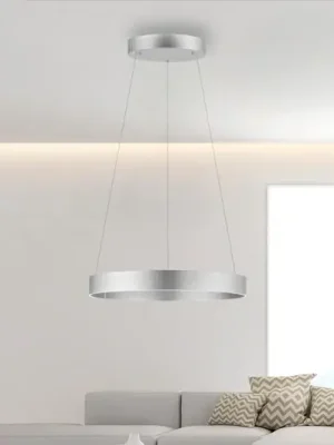 Ověřený Závěsné světlo LED PURE E-Clipse, kamenné, Ø 70 cm, kov, CCT