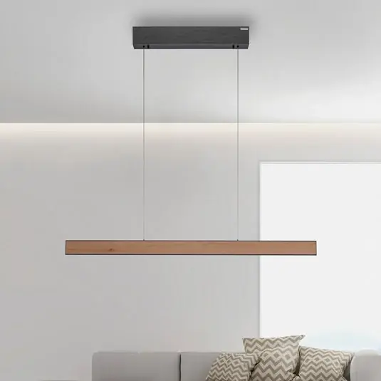 Kup Teď závěsné světlo PURE E-Motion, dub/černá perla, CCT