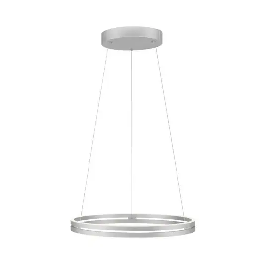 Nejprodávanější Závěsné světlo LED PURE E-Loop, kamenné, Ø 70 cm, hliník, CCT