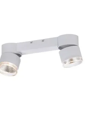LED stropní svítidlo PURE NOLA, dvoužárovkové, bílé Sezónní Sleva