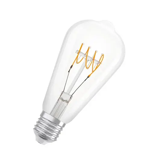 OSRAM Classic LED rustikální E27 4,8W 827 čirá dim Vysoce Kvalitní
