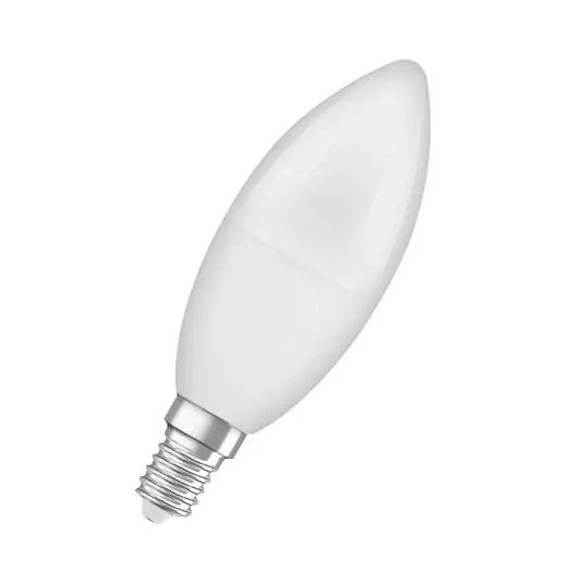 Oblíbený OSRAM Star LED svíčka E14 7,5W 806lm 4 000K matná