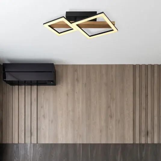 LED stropní světlo Dustin, dva zdroje Omezená Nabídka