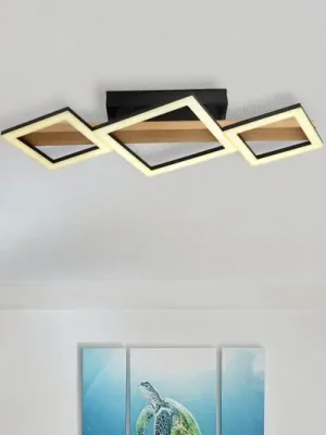 Levný LED stropní světlo Dustin, tři zdroje