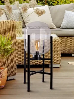 LED venkovní dekor světlo Lora aku, ze skla a kovu Must-Have