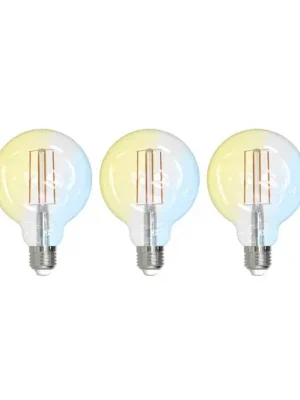 LUUMR Smart LED E27 G95 7W ZigBee Tuya Philips Hue sada 3 ks Nejprodávanější