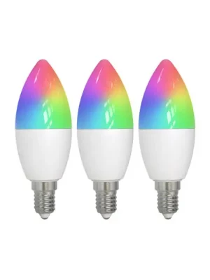 LUUMR Smart E14 4,9W CCT RGB ZigBee Tuya Hue 3-dílný Nejlepší Volba