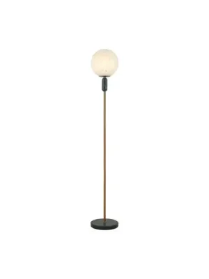 Dokud Zásoby Vydrží Stojací lampa Polly se stínidlem ze skla, mramor