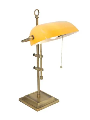 Stolní lampa Ancilla nastavitelná bronz/žlutá Nakupujte Hned