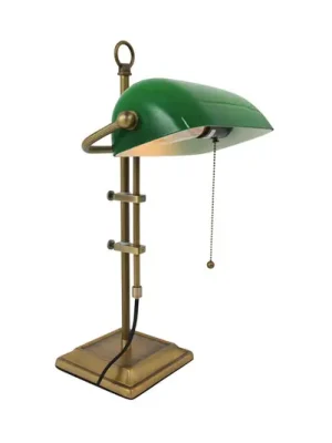 Akční Cena Stolní lampa Ancilla, nastavitelná bronz/zelená