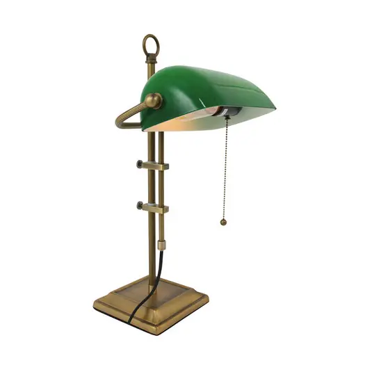 Akční Cena Stolní lampa Ancilla, nastavitelná bronz/zelená