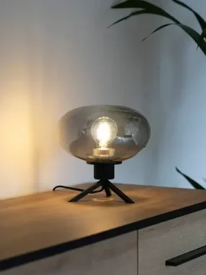 Stolní lampa Reflexion, Ø 22 cm, černá Zlevněný