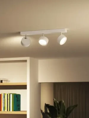 Akční Cena Philips Bracia LED stropní bodové osvětlení tříramenné, bílé