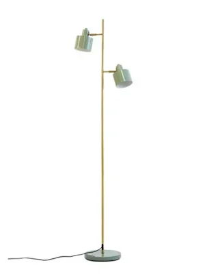 Dyberg Larsen Stojací lampa Ocean, olivová, výška 160 cm, 2-fázová. Pouze Dnes
