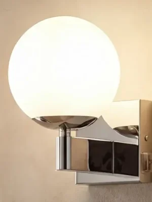 Akce Nástěnné světlo Kula do koupelny sklo IP44 chrom