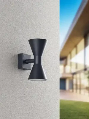 Hit Sezóny Venkovní nástěnné Ardas, up/down, 2 x GU10, černá