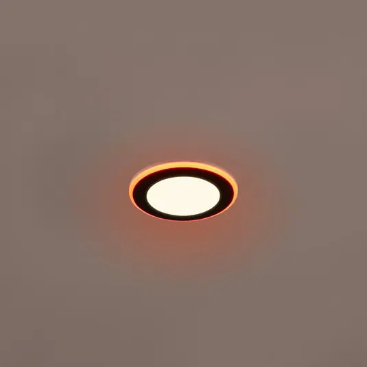 Horká Nabídka LED downlight Argus RGBW remote Ø8cm černá
