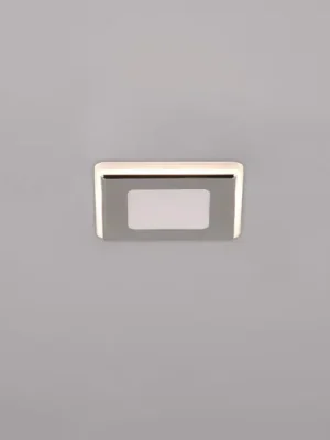 LED podhledové Nimbus IP44 8,5x8,5cm 830 chrom Oblíbený