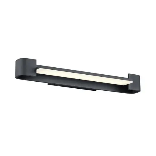 Sleva LED nástěnné světlo Box, otočné, černá