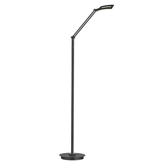 LED oblouková lampa Evolo CCT, černá Víkendová Akce