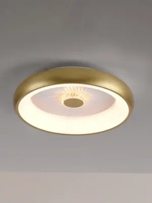 Nejlepší Volba Stropní svítidlo Vertigo LED, CCT, Ø 46,5 cm, mosaz