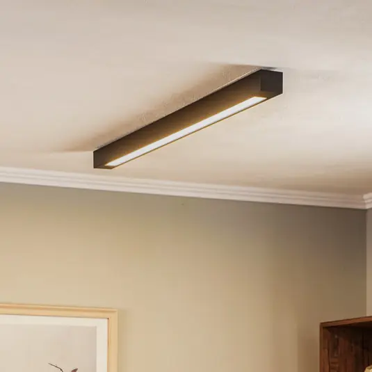 Kup Teď Stropní světlo Lungo, černé, délka 124 cm