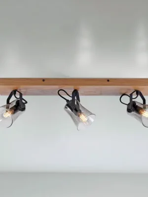 Nejprodávanější Zelený stropní reflektor Langström, tříplamenný