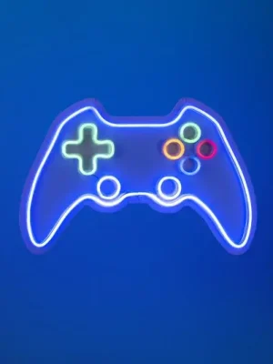 Dokud Zásoby Vydrží LED nástěnné svítidlo Neon Gamer, USB