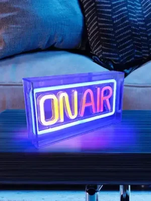 LED stolní lampa Neon On Air, USB Bezpečná Platba