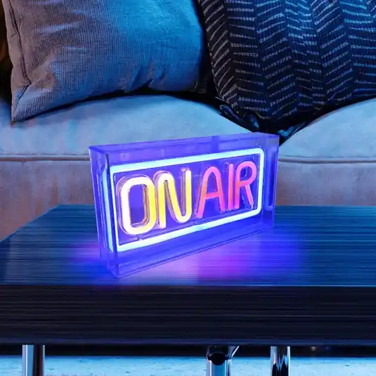 LED stolní lampa Neon On Air, USB Bezpečná Platba