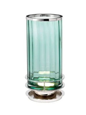 Akční Cena Stolní lampa Arno, zelená, leštěný nikl