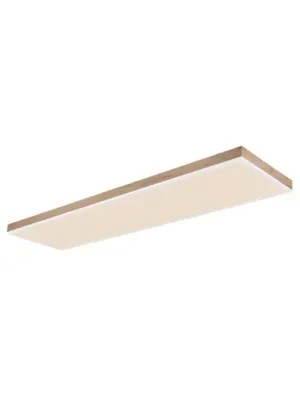 Sezónní Sleva LED stropní svítidlo Doro, délka 120 cm, tmavé dřevo, dřevo, CCT