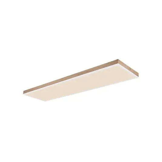 Sezónní Sleva LED stropní svítidlo Doro, délka 120 cm, tmavé dřevo, dřevo, CCT