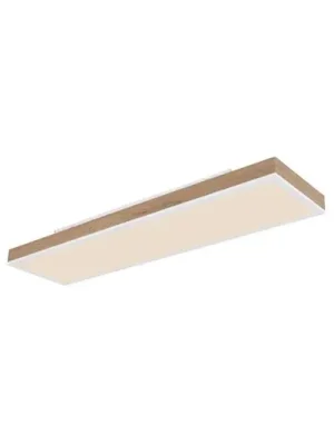 LED stropní svítidlo Doro, délka 80 cm, tmavé dřevo, dřevo, CCT Speciální Cena