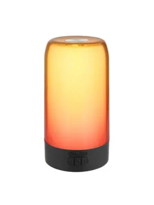 Nabíjecí stolní lampa Sandrina LED, šedá, Ø 10 cm Bluetooth, RGB Ověřený