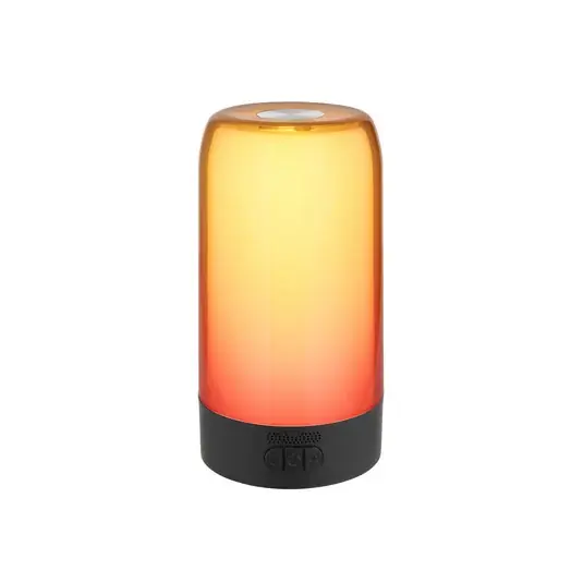 Nabíjecí stolní lampa Sandrina LED, šedá, Ø 10 cm Bluetooth, RGB Ověřený