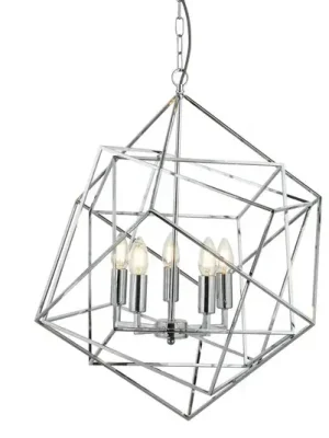 Závěsné světlo Cube s klecovým stínidlem Akční Cena