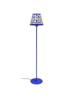 Aluminor Nihoa stojací lampa děrovaná, modrá/bílá Objednat Nyní