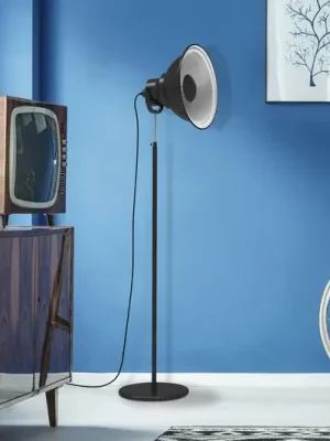 Aluminor Reflex 2 stojací lampa nastavitelná černá Omezená Nabídka
