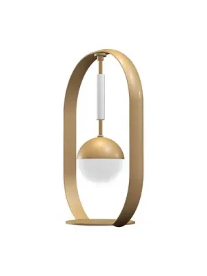 Aluminor Tamara designová stolní lampa, zlatá/bílá Nejlepší Cena