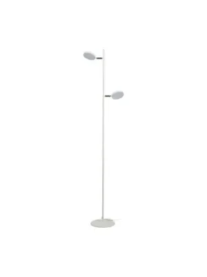Aluminor Declic LED stojací lampa, dva zdroje bílá Víkendová Akce