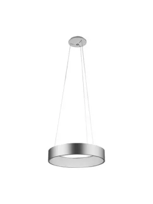 Přímo Od Výrobce Aluminor Epsilon LED závěsné světlo, Ø 62 cm, stříbrné