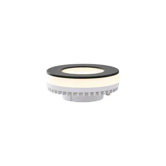 Nejprodávanější LED žárovka Lindby, GX53, 4,8 W, černá, 2 700 K, 7,5 x 3 cm
