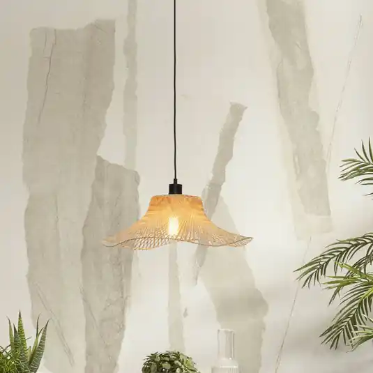 Expresní Doručení GOOD & MOJO Ibiza závěsná lampa Ø 50 cm přírodní