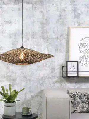 Akční Cena Závěsná lampa GOOD & MOJO Bali z bambusu, Ø 87 cm