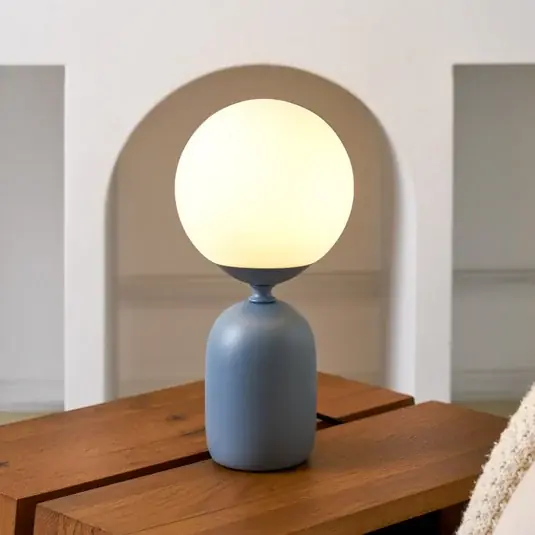 Pauleen Glowing Charm stolní lampa, keramická základna modrá Top Prodej