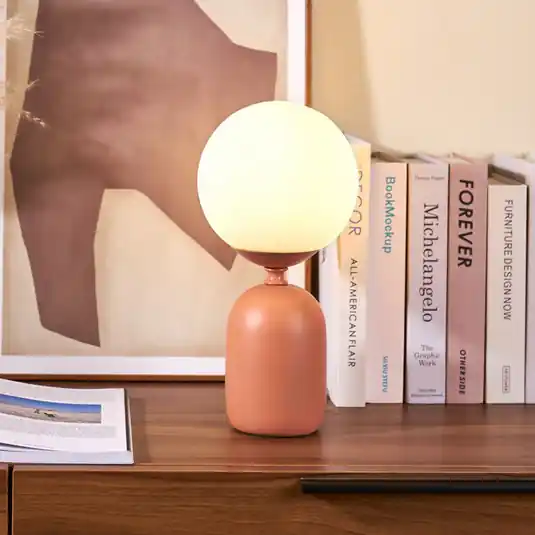 Vysoce Kvalitní Pauleen Glowing Charm stolní lampa, keramická základna rez