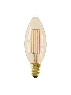 Calex Smart E14 B35 svíčka 4,9W 1800-3000K stmívaná zlatá Levný