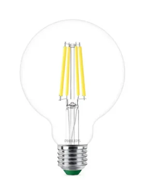 Philips E27 LED žárovka globe G95 4W840lm 840 čirá Super Cena